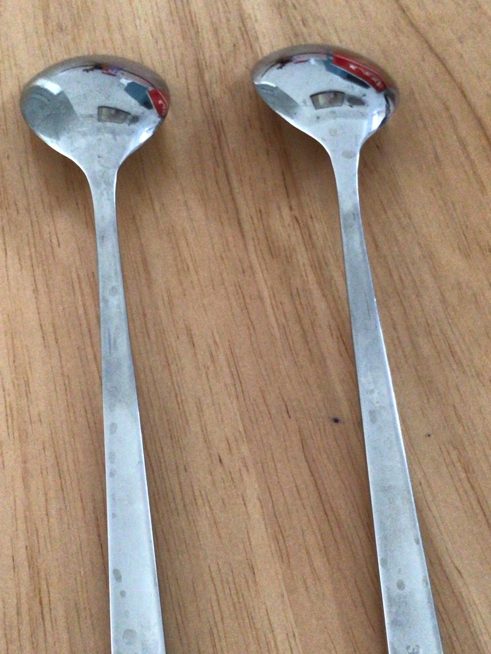 Polished Silver Stainless Steel Serving Spoons - Picture 6 of 6